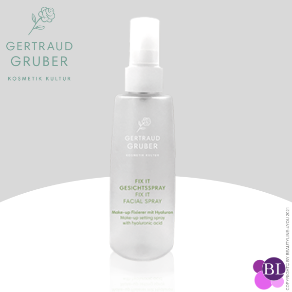 Gertraud Gruber Fix it- Gesichtsspray Make-up Fixierer mit Hyaluron